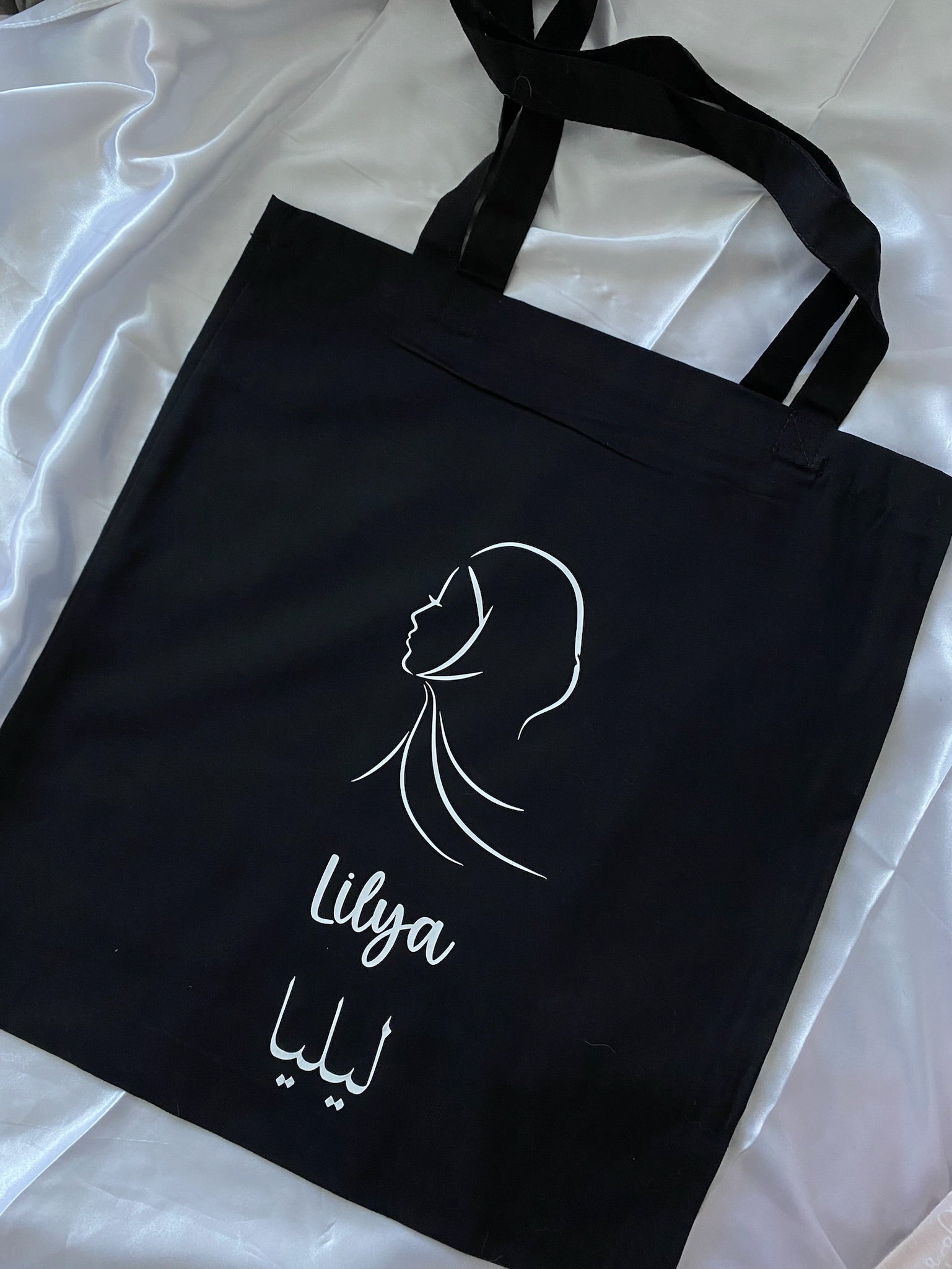 Tote bag femme voilée